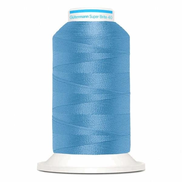 Gutermann Super Brite Polyester 40 Embroidery Thread 1000m Polyester Thread Suitable For Embroidery