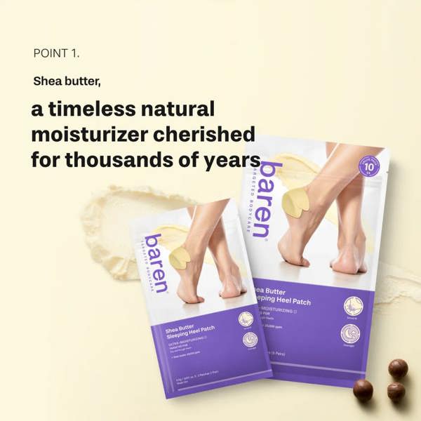 BAREN Shea Butter Sleeping Heel Patch 10pcs