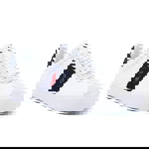 Ralph Lauren - 816945264003 Mens Court Vulc II White/Navy/Red
