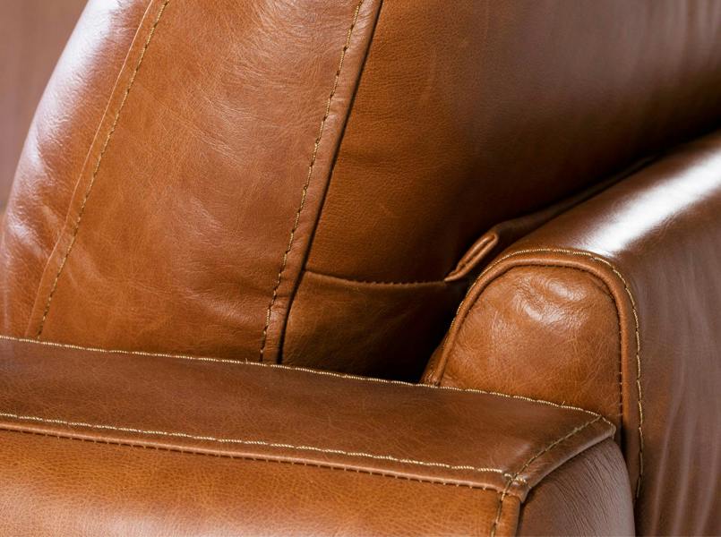 Angel Cerdá Brown leather armchair 5036
