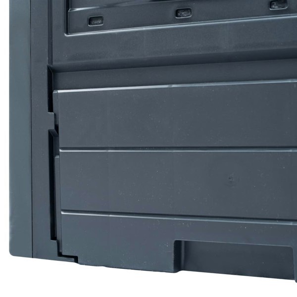 Berkfield Garden Composters 2 pcs Grey 60x60x73cm 520 L