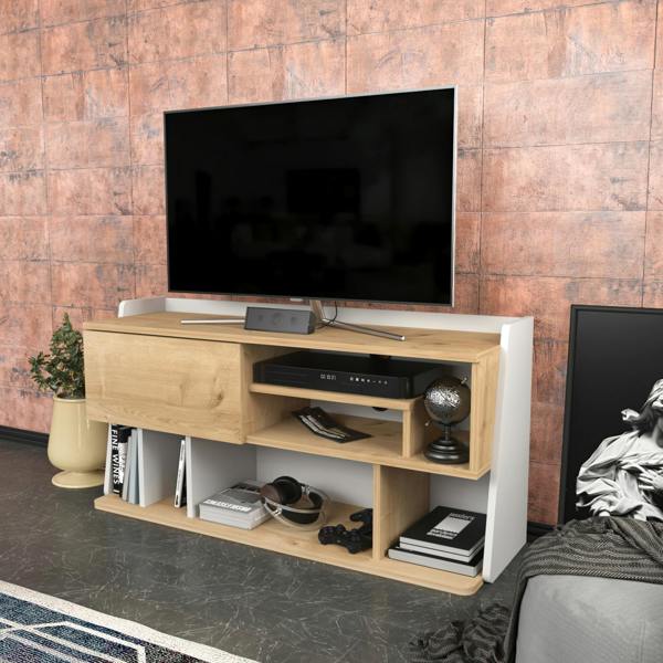 Decorotika Raca Modern Tv Stand TV Cabinet for TV's up to 55"