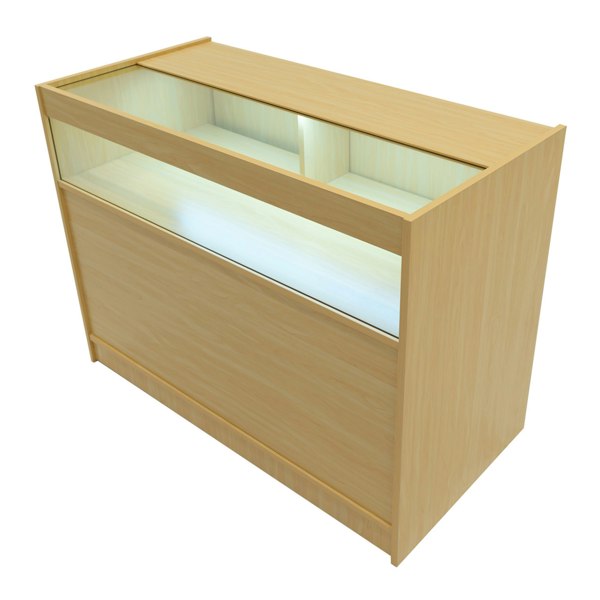 Monstershop Harmonia LED Shop Counter Set B1200, C1200 & LM60 - Maple