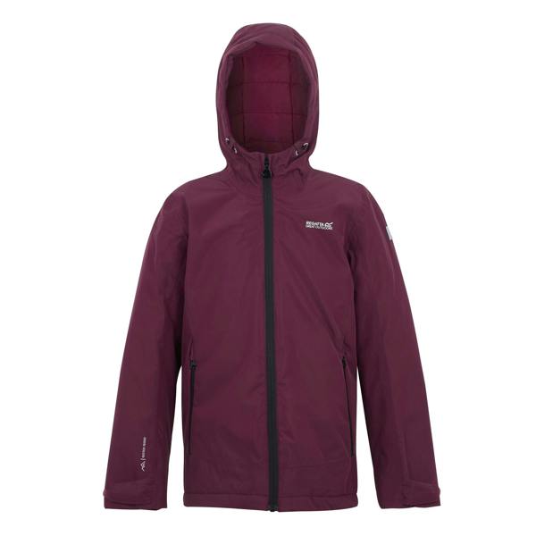 Regatta Childrens/Kids Frelton Waterproof Jacket - Fig/Dark Pimento - 