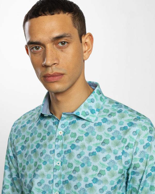 Steel & Jelly Limited Edition Floral & Fern Leaf Print Long Sleeve Shirt