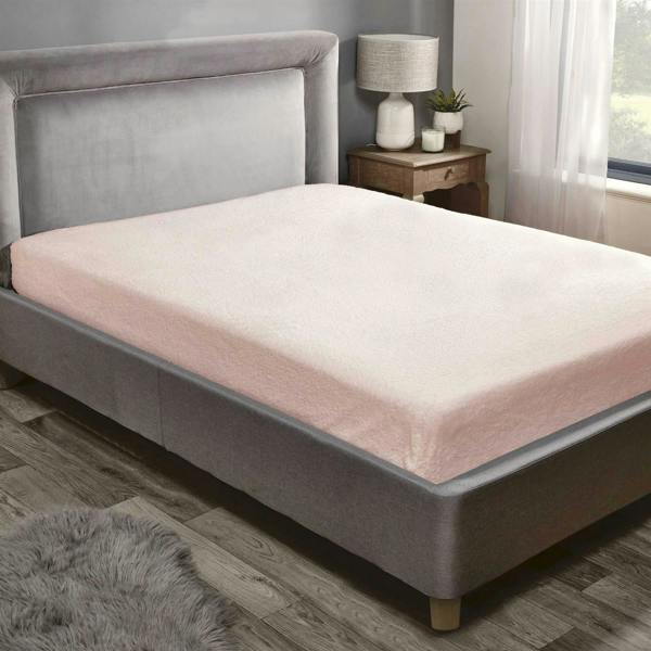 Fleece Soft Fitted Sheet - Pink - King