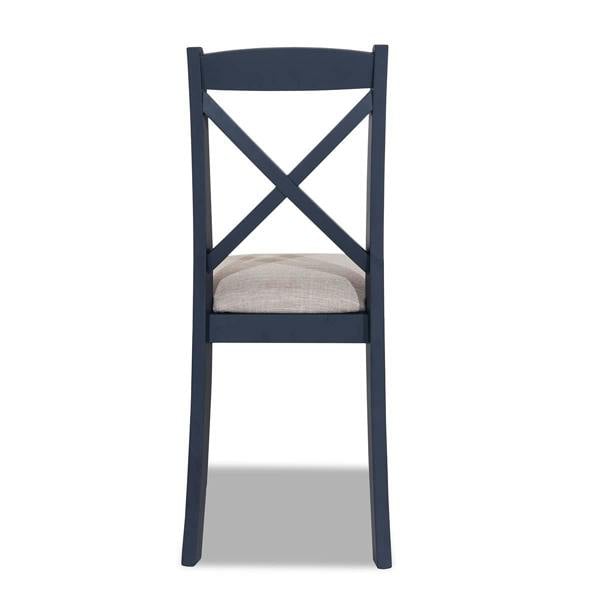 Statement Furniture Florence Crossback Dining Chair with Upholstered Seat