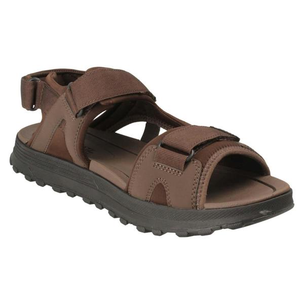 Clarks Mens Clarks Adjustable Mimic Grip Sole Sandals ATL Trek Sun