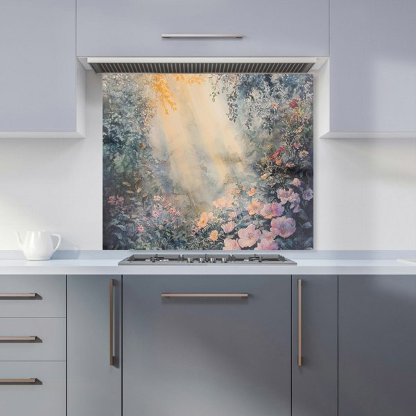 Warren Reed Flowers in the Wood Glass Kitchen Splashback - 00002