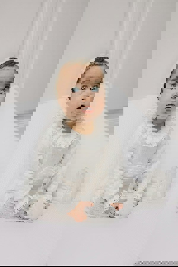 Paz Rodriguez Baby Girls Pre-Walker Shoes in Ivory