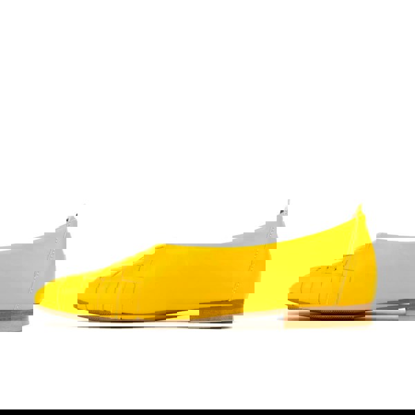 Embassy London Solenne - Yellow - Women's handwoven Leather Ballet Pump