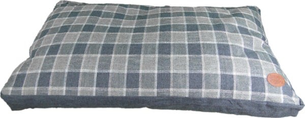 Snug and Cosy Pets Grey Check Lounger