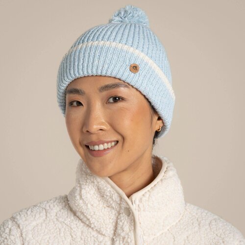 Craghoppers Beanie - Sky - Sky - 100% Mixed