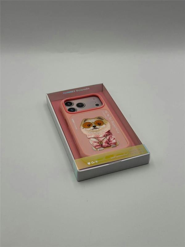 Nimmy Friends Nimmy Glass Cool Dog Case with MagSafe for iPhone 17 Pro 6.3" Pink - N-YJ-IP17-PRO-031