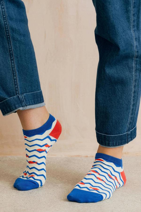 Lily & Me Camille Fish Trainer Socks And Decoration Giftbox