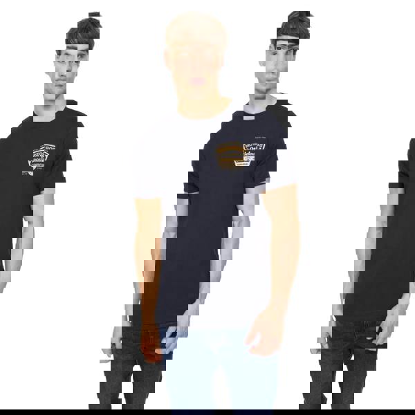 Crosshatch Mens Motocross T-Shirt - Navy - 