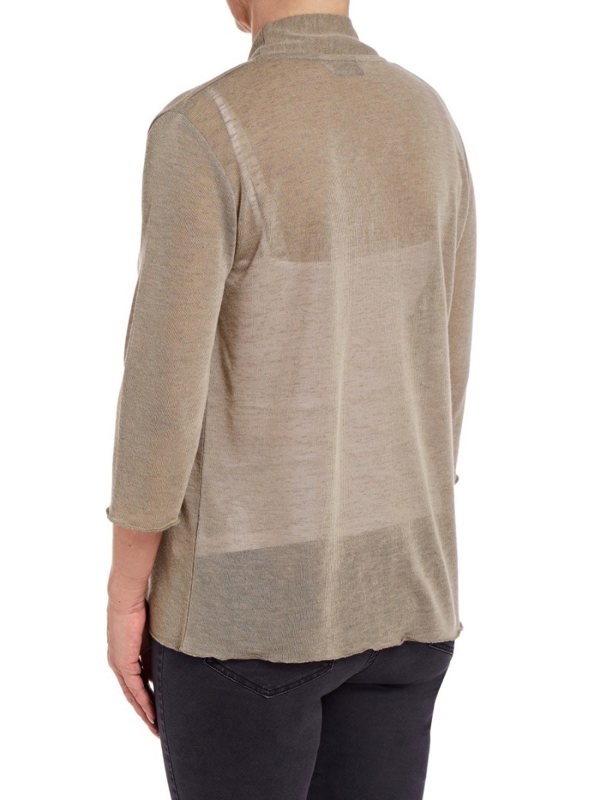 PennyPlain Open Front Shrug - Sage