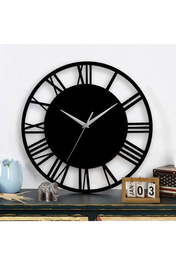 Living and Home D30Cm Spataro Silent Wall Clock