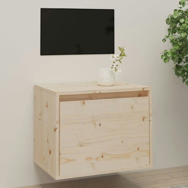 Berkfield Wall Cabinet 45x30x35 cm Solid Pinewood