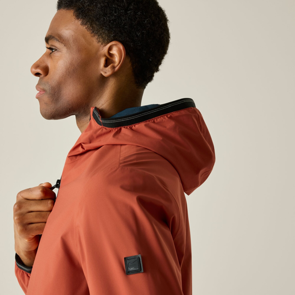 Regatta Mens Rehan Waterproof Jacket - Brick Red