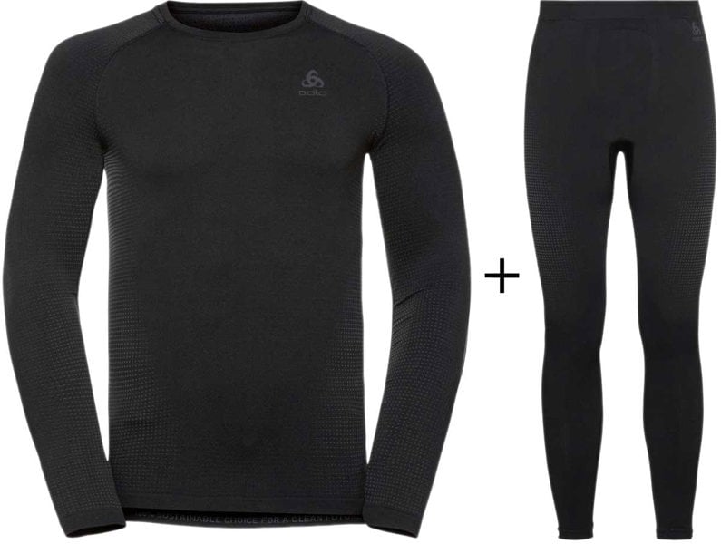 ODLO Men's Performance Warm Seamless Base Layer Combo