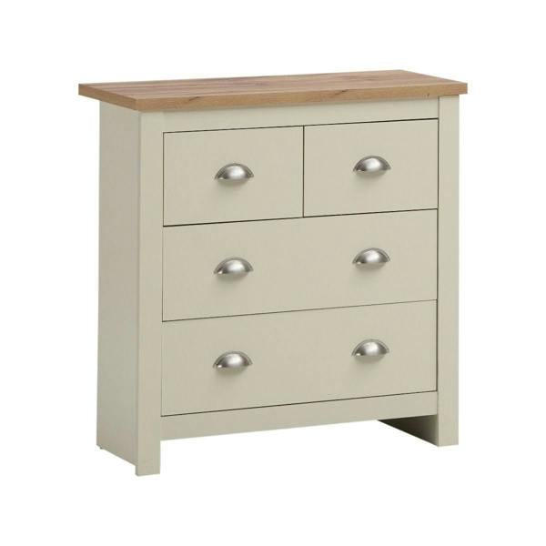 Lisbon Bedroom Chest of Drawers 4 Drawer Storage Cabinet Furniture