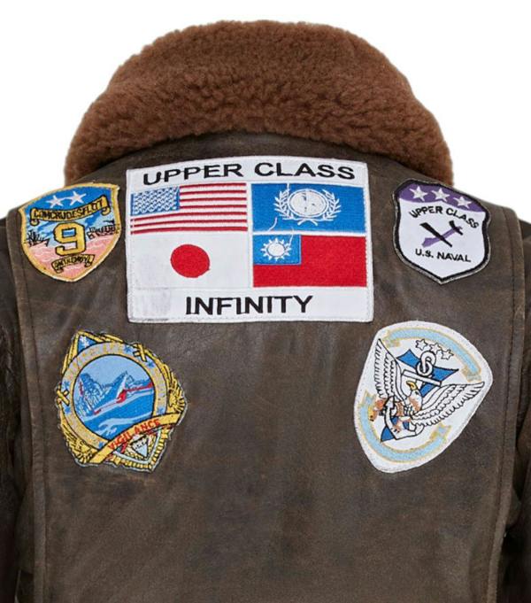 Infinity Leather Women's A2 Top Gun Leather Bomber Jacket-Sunbury