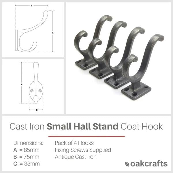 Antique Cast Iron Small Hall-Stand Coat Hook