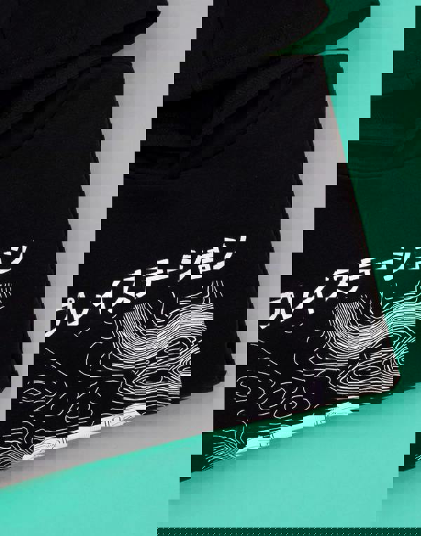 PlayStation Boys Black Japanese Controller Logo Hoodie