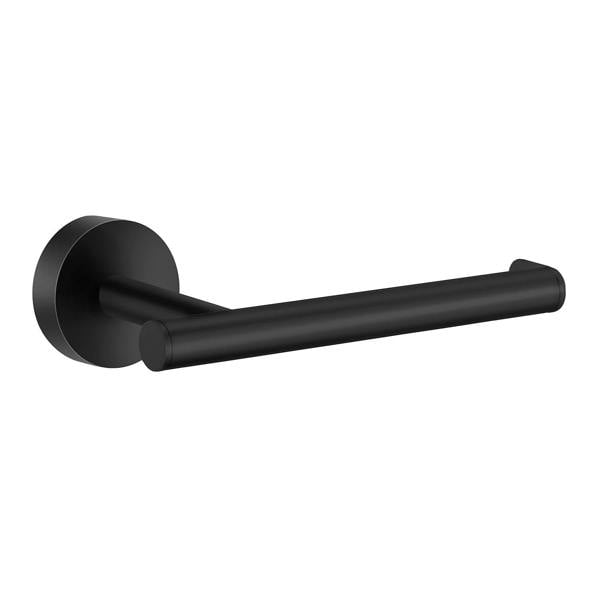Matt black toilet roll holder