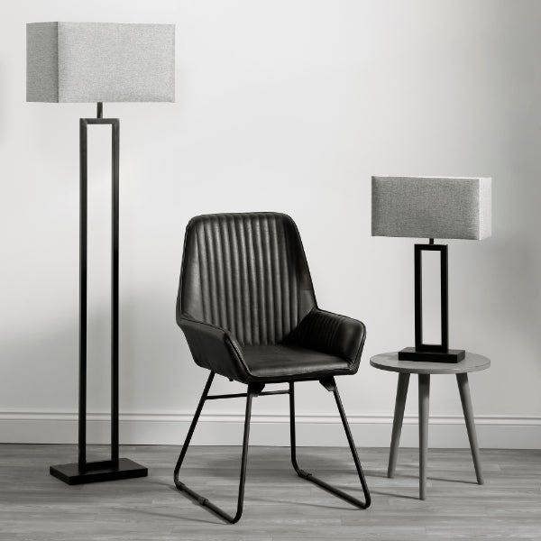 Pagazzi Lighting Walsten Black Floor Lamp