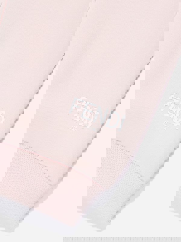 Fendi Kids Fendi Baby Girls Logo Joggers in Pink