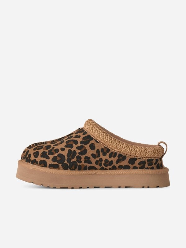 UGG Girls Tazz Spotted Slippers in Brown