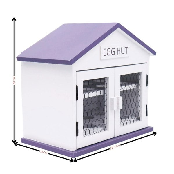 Maison des Cadeaux EGG HUT - 16 Egg Wooden Egg Holder