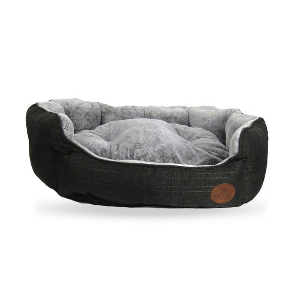 Snug and Cosy Pets Charcoal Softie Bed