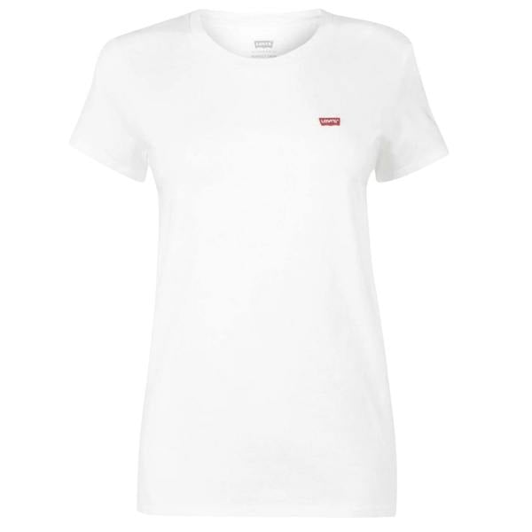 Levis Womens/Ladies Batwing Logo T-Shirt - White - 
