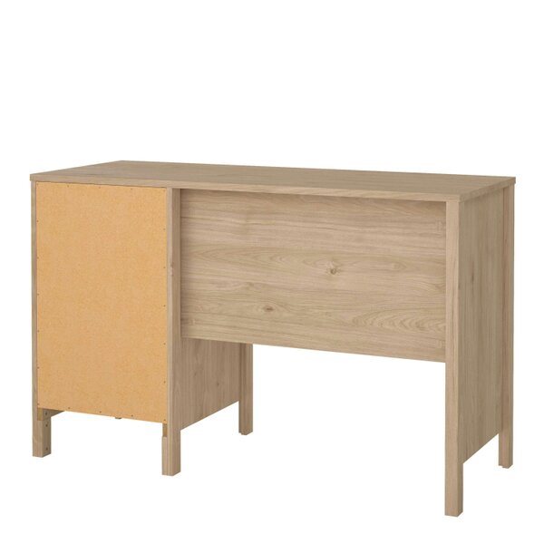 Wyld Haus Gossmere Hickory Oak Effect Office Desk 3 Drawers