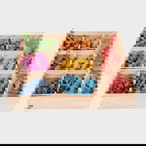 tickit Wooden Sorting Tray - 7 way