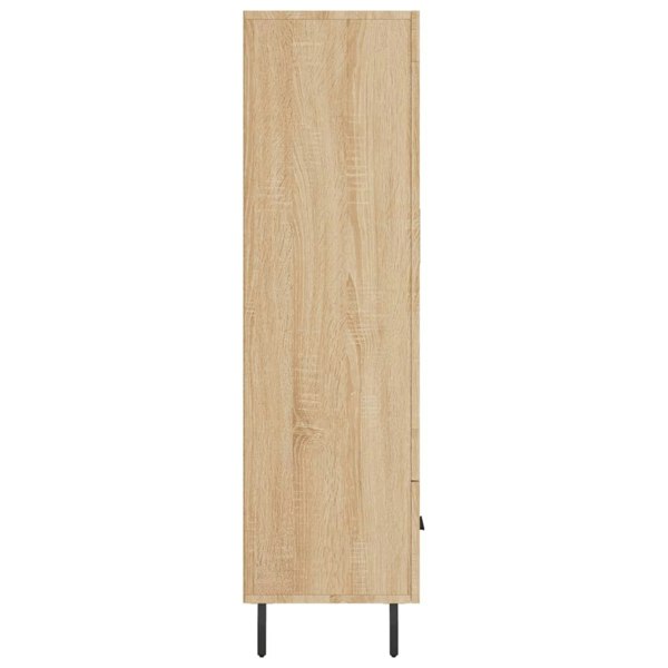 Berkfield Highboard Sonoma Oak 69.5x31x115 cm Engineered Wood