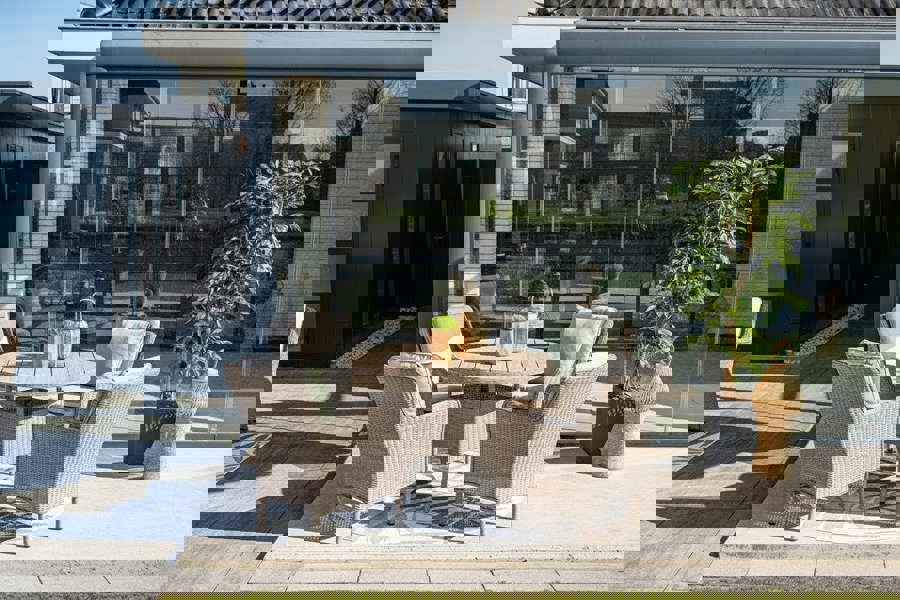 Garden Impressions Jersey 4 Seater Round Dining Suite