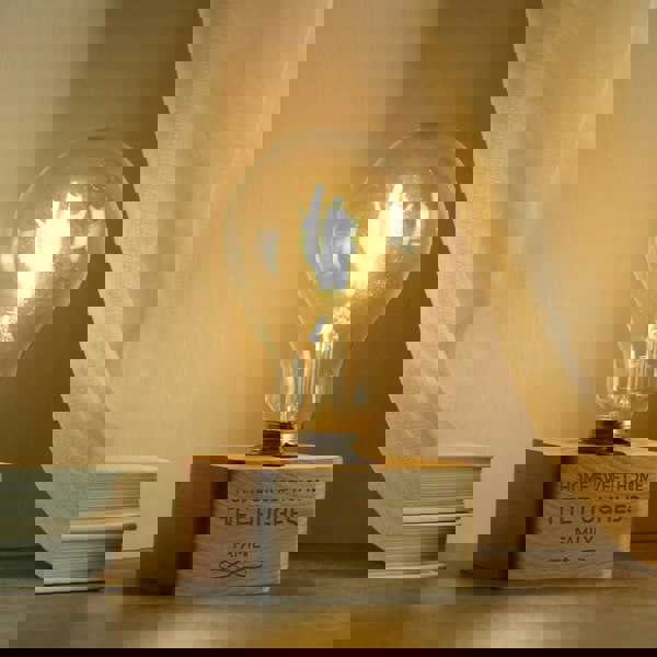 Personalised Memento Company Personalised Decorative LED Bulb Table Lamp