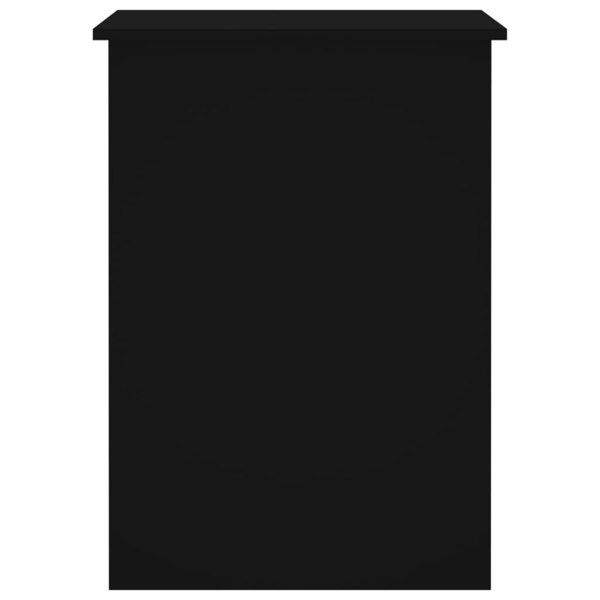 Berkfield Desk Black 100x55x75 Engineered Wood