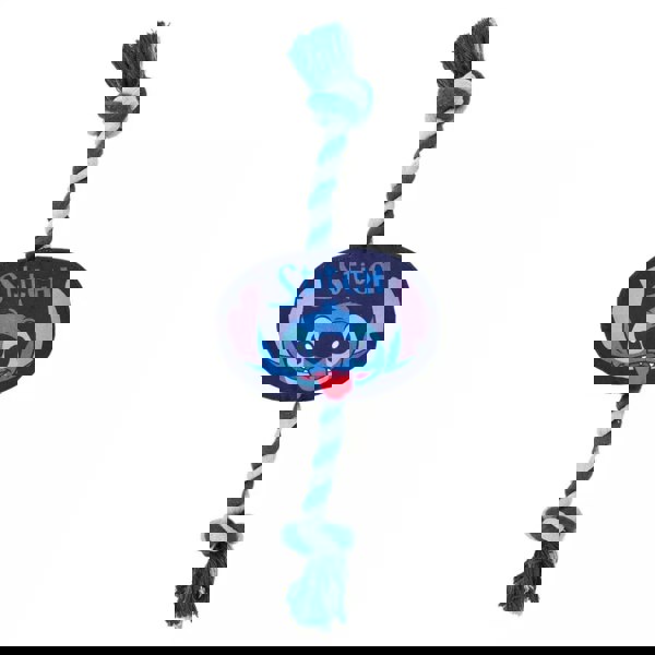 Cerda | Disney Stitch Squeaky Plush and Rope Dog Toy Ends