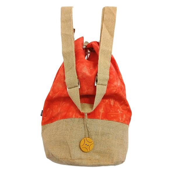 Serano All Natural Backpack - Orange Stonewash - Namaste Hand