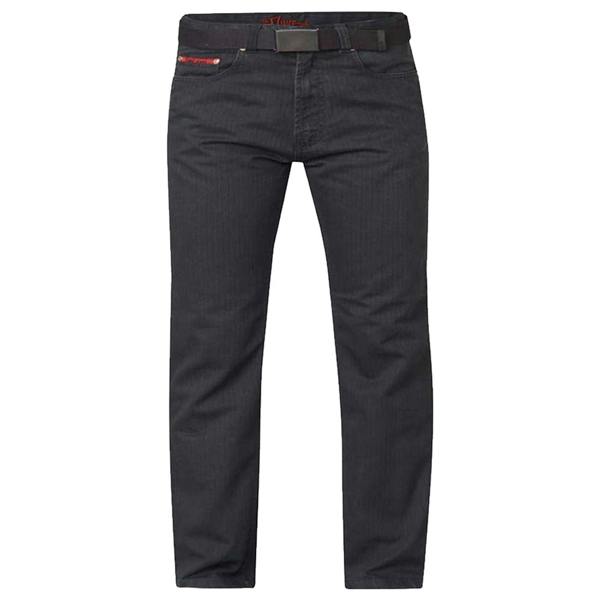 Duke Mens D555 London Canary Bedford Cord Kingsize Trousers - Charcoal - 