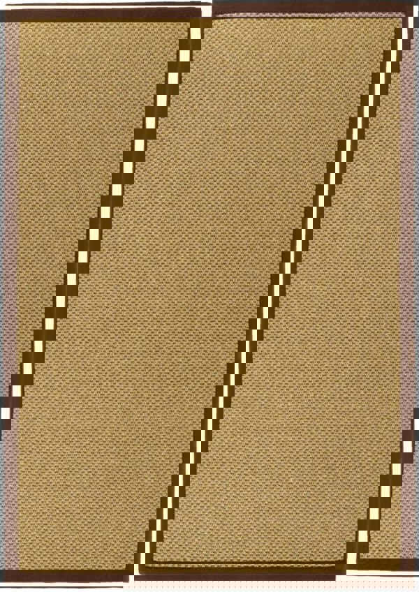 Luxurious Natural Non-Slip Sisal Rug | Bordered Design
