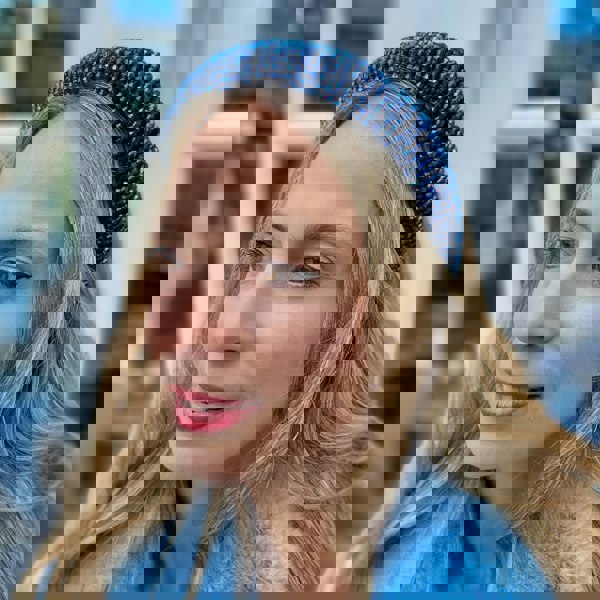 sparkly headband navy blue headband wedding guest