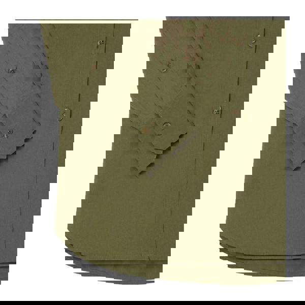 Lacoste Womens/Ladies Poplin Oversized Long-Sleeved Shirt - Khaki Green - 