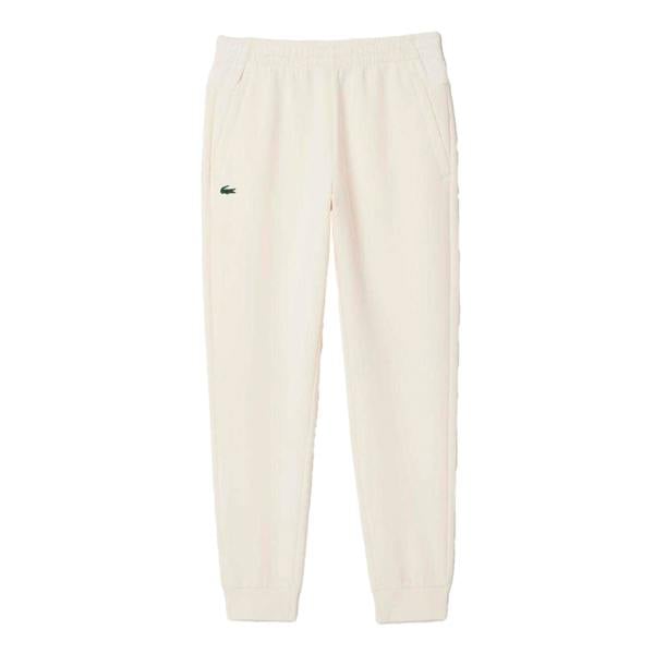 Lacoste Mens Monochrome Sport Jogging Bottoms - White