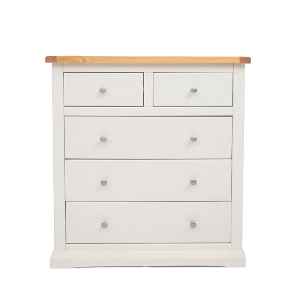 Castelli 5 Drawer Chest of Drawers Chrome Knob
